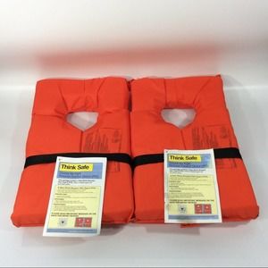 Think Safe Life Jackets Near-Shore Buoyant Vest (Type II PFD)